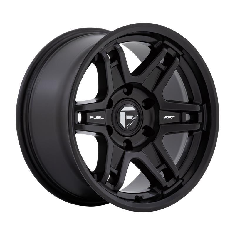 STATUSFÄLGAR D836 SLAYER MATTE BLACK 8.5x17 6/139.7 ET-15 CB106.1