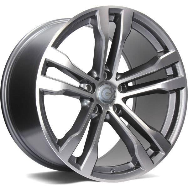 STATUSFÄLGAR CUBE ANTHRACITE FRONT POLISHED 11x20 5/120 ET45 CB74.1