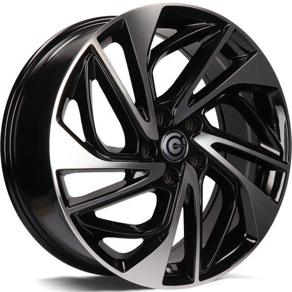 STATUSFÄLGAR ATLANTIC BLACK FRONT POLISHED 7.5x18 5/114.3 ET51 CB73.1