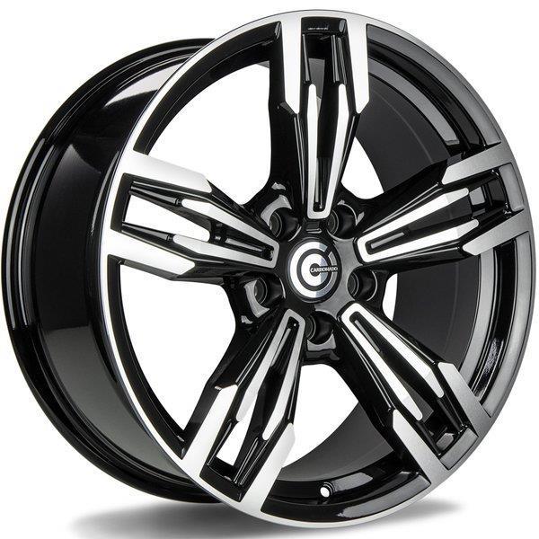 STATUSFÄLGAR DYNAMITE BLACK FRONT POLISHED 9.5x19 5/120 ET38 CB72.6