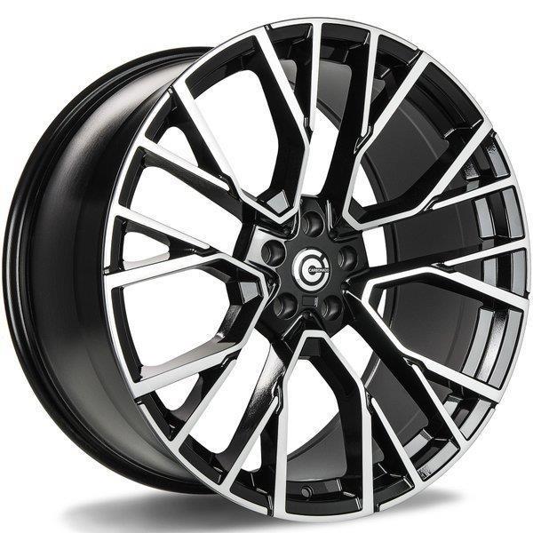 STATUSFÄLGAR ANOMALY BLACK FRONT POLISHED 9x20 5/120 ET30 CB74.1