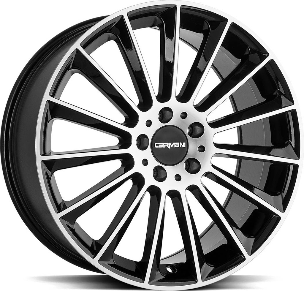 CARMANI FRITZ BLACK POLISH 8x18 5/112 ET35 CB66.6