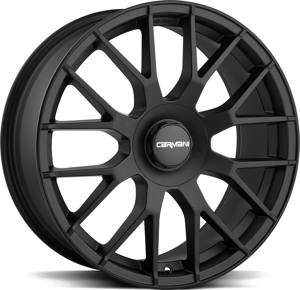 CARMANI HUGO BLACK MATT 9.5x20 5/112 ET25 CB66.7