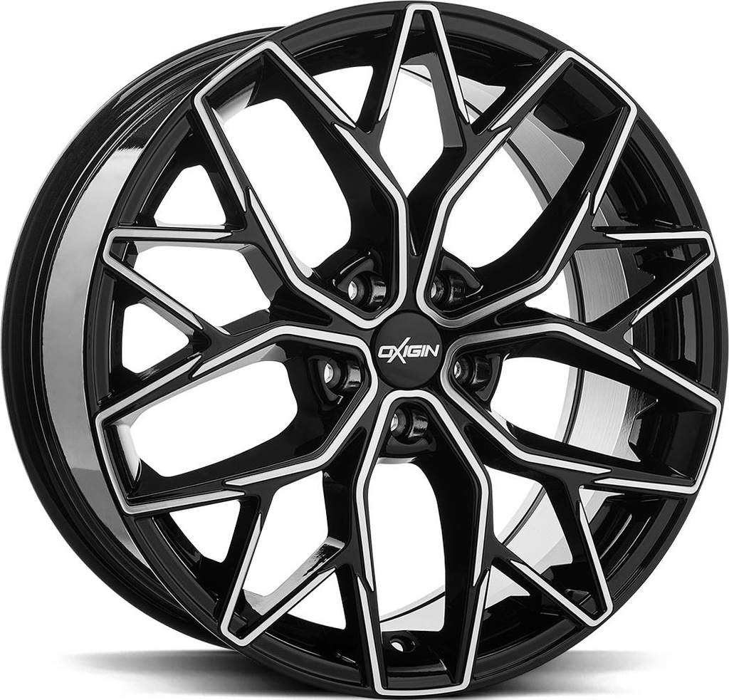 OXIGIN OXID BLACK FULL POLISH 8.5x19 5/112 ET45 CB66.6
