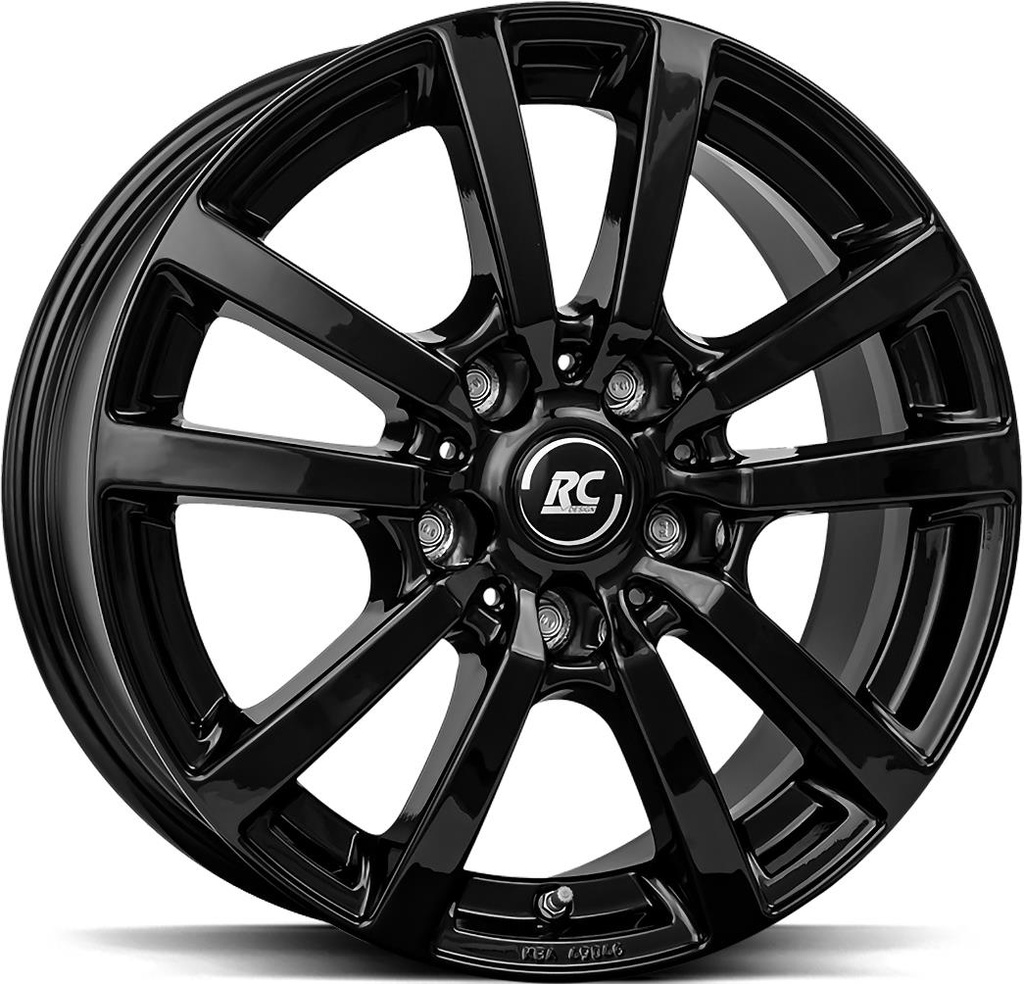 BROCK RC25T SHINY BLACK 6.5x16 5/160 ET60 CB65.1