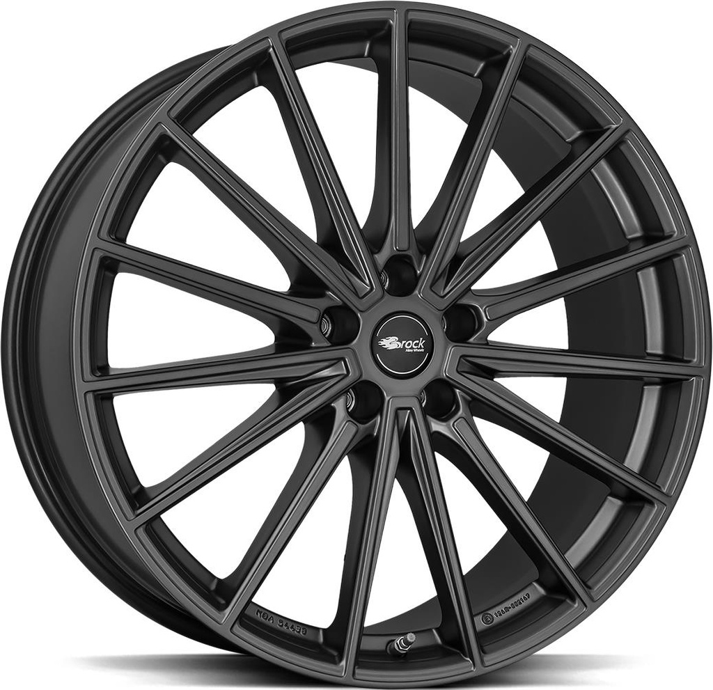 BROCK B43 COSMIC GREY MATT 8x20 5/108 ET50.5 CB63.4