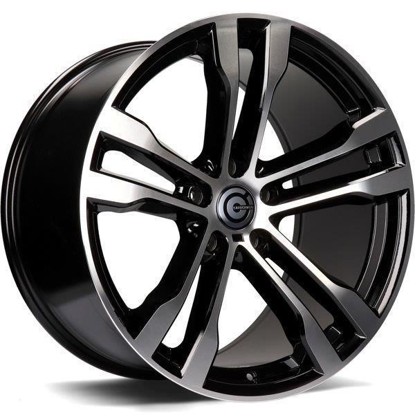 STATUSFÄLGAR CUBE BLACK FRONT POLISHED 11x20 5/120 ET45 CB74.1