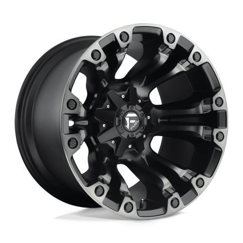 STATUSFÄLGAR D851 VAPOR MATTE BLACK GRAY TINT 10x20 8/165.1 ET-18 CB125.1