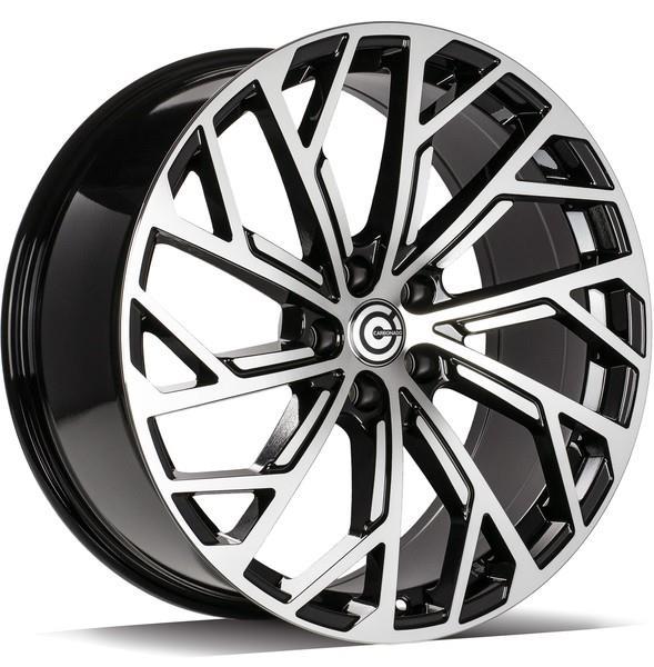 STATUSFÄLGAR ELDORADO BLACK FRONT POLISHED 8x18 5/112 ET35 CB66.5