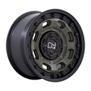 STATUSFÄLGAR ATLAS OLIVE DRAB GREEN W/ BLACK LIP 8.5x17 5/127-139.7 ET-10 CB78.1