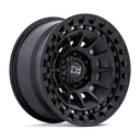 STATUSFÄLGAR BARRAGE MATTE BLACK 8.5x17 5/127 ET-10 CB71.5