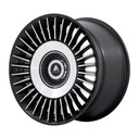 STATUSFÄLGAR ABL-40 TIARA SATIN BLACK BRIGHT MACH FACE 10.5x22 5/108-114.3 ET45 CB72.6