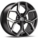 STATUSFÄLGAR DORTMUND BLACK FRONT POLISHED 7x17 5/100 ET40 CB73.1