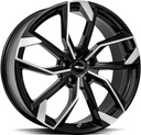 BROCK RC34 BLACK FULL POLISH 8.5x18 5/112 ET40 CB66.5