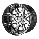 STATUSFÄLGAR FA119 MACHINED GLOSS BLACK 7x12 4/101.6 ET-40 CB70.7