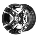 STATUSFÄLGAR FA123 GLOSS BLACK MACHINED 7x10 4/101.6 ET-25 CB70.7
