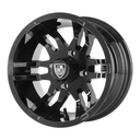 STATUSFÄLGAR FA139 GLOSS BLACK 6x12 4/101.6 ET-23 CB70.7