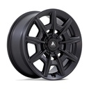 STATUSFÄLGAR ABL-41 ESQUIRE SATIN BLACK GLOSS BLACK FACE 9x22 5/115-120 ET15 CB74.1