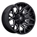 STATUSFÄLGAR D769 TWITCH GLOSSY BLACK MILLED 9x20 6/135-139.7 ET1 CB106.1