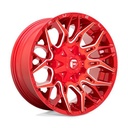 STATUSFÄLGAR D771 TWITCH CANDY RED MILLED 9x20 8/165.1 ET1 CB125.1