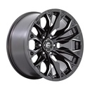 STATUSFÄLGAR D803 FLAME GLOSS BLACK MILLED 9x20 6/139.7 ET20 CB106.1