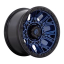 STATUSFÄLGAR D827 TRACTION DARK BLUE W/ BLACK RING 9x17 5/127 ET1 CB71.5
