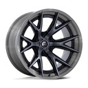 STATUSFÄLGAR FC402 CATALYST GLOSS BLACK BRUSHED DARK TINT 10x20 6/139.7 ET-18 CB106.1