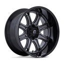 STATUSFÄLGAR DARKSTAR MATTE GUNMETAL W/ BLACK LIP 9x22 8/170 ET1 CB125.1
