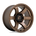 STATUSFÄLGAR D768 RUSH MATTE BRONZE 9x18 6/139.7 ET1 CB106.1