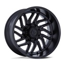 STATUSFÄLGAR D864 HURRICANE BLACKOUT 12x24 6/139.7 ET-44 CB106.1