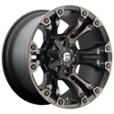 STATUSFÄLGAR D569 VAPOR MATTE BLACK DOUBLE DARK TINT 9x20 8/180 ET20 CB124.2