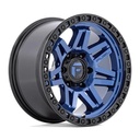 STATUSFÄLGAR D813 SYNDICATE DARK BLUE W/ BLACK RING 9x17 5/127 ET1 CB71.5