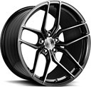 R-SERIES R8 GLOSS BLACK TINTED FACE 10.5x22 5/112 ET30 CB66.6