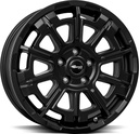 BROCK B45 SATIN BLACK MATT 7x18 6/130 ET47 CB84.1