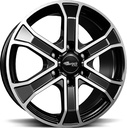 BROCK RC31 BLACK FULL POLISH 7x17 6/120 ET45 CB74.6