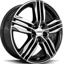 RONAL R57 BLACK FRONT CUT 7.5x18 4/100 ET35 CB68