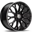 STATUSFÄLGAR EXPERT BLACK GLOSSY LIP POLISHED 9x19 5/112 ET45 CB66.6