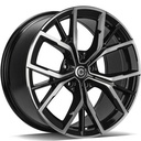 STATUSFÄLGAR ALARM BLACK FRONT POLISHED 9x19 5/120 ET40 CB72.6