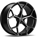 STATUSFÄLGAR FANCY BLACK FRONT POLISHED 9.5x21 5/112 ET25 CB66.5