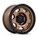 STATUSFÄLGAR BR018 VOYAGER MATTE BRONZE W/ M-BLACK LIP 8.5x17 6/139.7 ET0 CB106.1