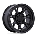 STATUSFÄLGAR BR017 ETOSHA MATTE BLACK 8.5x17 5/127 ET-10 CB71.5