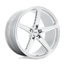 STATUSFÄLGAR AMP SILVER MACHINED 10.5x22 5/120 ET30 CB64.2
