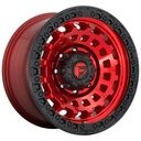 STATUSFÄLGAR D632 ZEPHYR CANDY RED BLACK BEAD RING 8.5x17 5/120.65 ET34 CB65.1