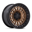 STATUSFÄLGAR BR014 SAHARA MATTE BRONZE W/ GLOSS BLACK LIP 9x17 6/139.7 ET0 CB106.1