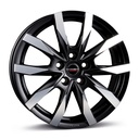 BORBET CW5 BLACK POLISHED MATT 7.5x18 5/120 ET53 CB65.1