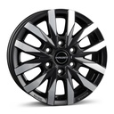 BORBET CW6 BLACK POLISHED MATT 7.5x18 6/139.7 ET47 CB93