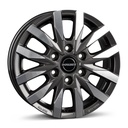BORBET CW6 MISTRAL ANTHRACITE GLOSS POL 7.5x18 6/139.7 ET47 CB93