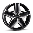 BORBET CWZ BLACK POLISHED MATT 7.5x18 5/130 ET53 CB78.1