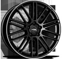 RIAL KIBOX DIAMOND BLACK LIP POLISH 9.5x21 5/120 ET42 CB72.6
