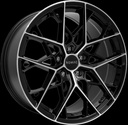 ROMAC VORTEX GLOSS BLACK / POLISHED 9x19 5/112 ET40 CB73.1